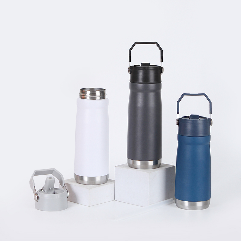 Gobelet en acier inoxydable D15-DIZZO, tasse de voyage à double paroi isolée sous vide, avec revêtement en poudre